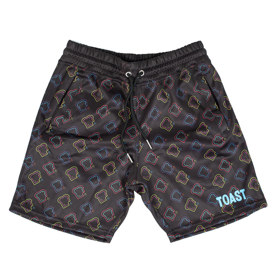 All Over Toast Print Shorts