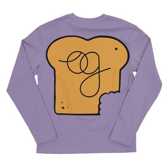 Lilac Long Sleeve OG Pocket Tee